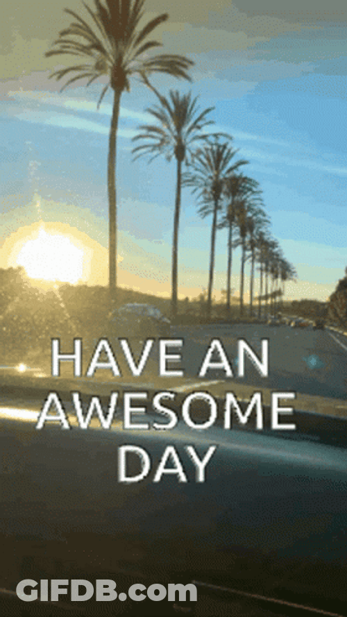 Good Day Morning Sun Drive GIF
