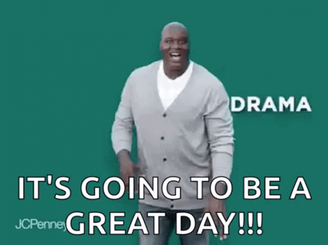 Good Day Positive Vibes Shaq Dance GIF