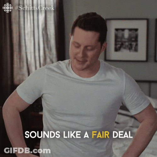 Good Deal Patrick Brewer Schitts Creek GIF