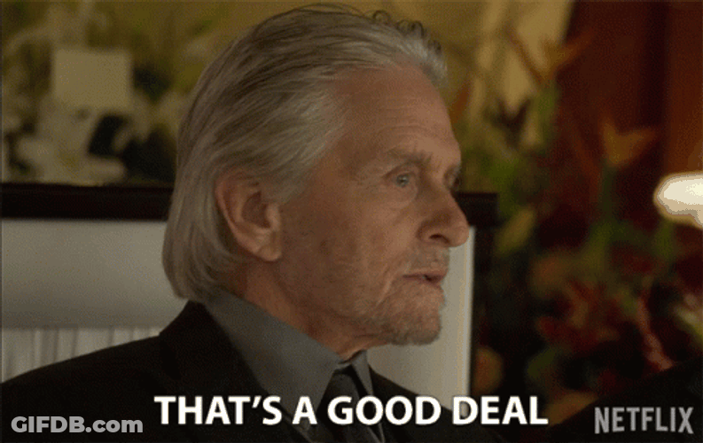 Good Deal The Kominsky Method Michael Douglas Sandy GIF