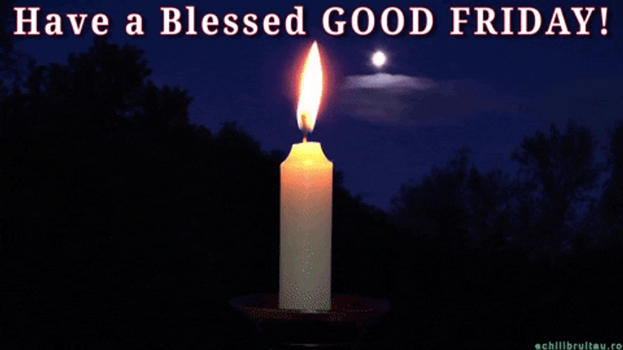 Good Friday Jesus Christ Candle GIF
