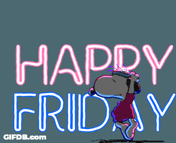 Good Friday Morning Happy Friday Snoopy Exercise GIF