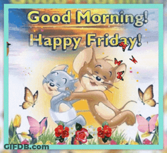Good Friday Morning Jerry Nibbles Dancing Happy GIF
