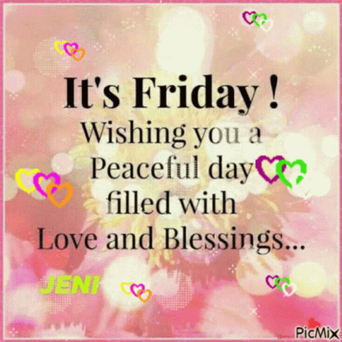 Good Friday Morning Wishing You A Peaceful Day GIF