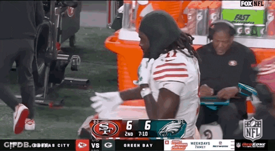 Good Game Brandon Aiyuk Hand Shakes GIF