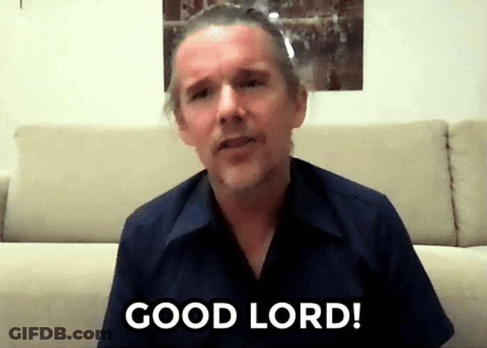 Good God Furious White Haired Man GIF