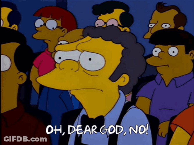 Good God Moe Szyslak GIF
