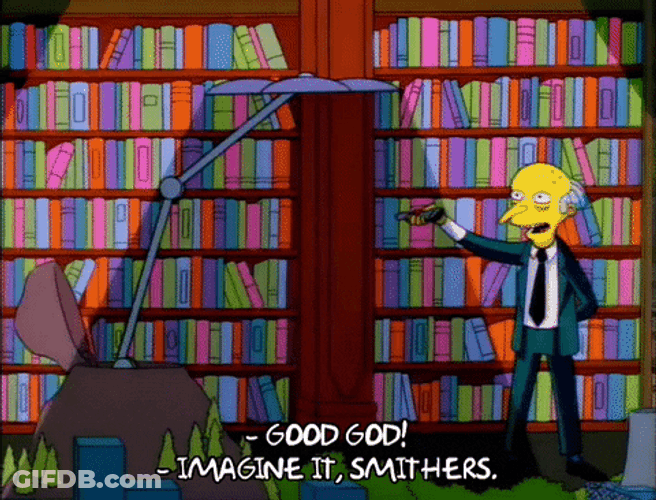 Good God Mr Burns GIF