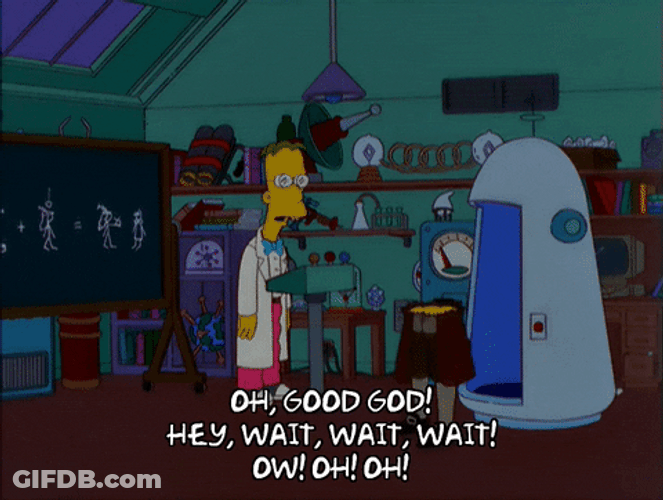 Good God Professor Frink GIF