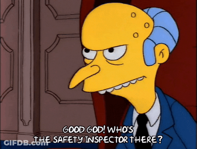 Good God Shock Mr Burns GIF