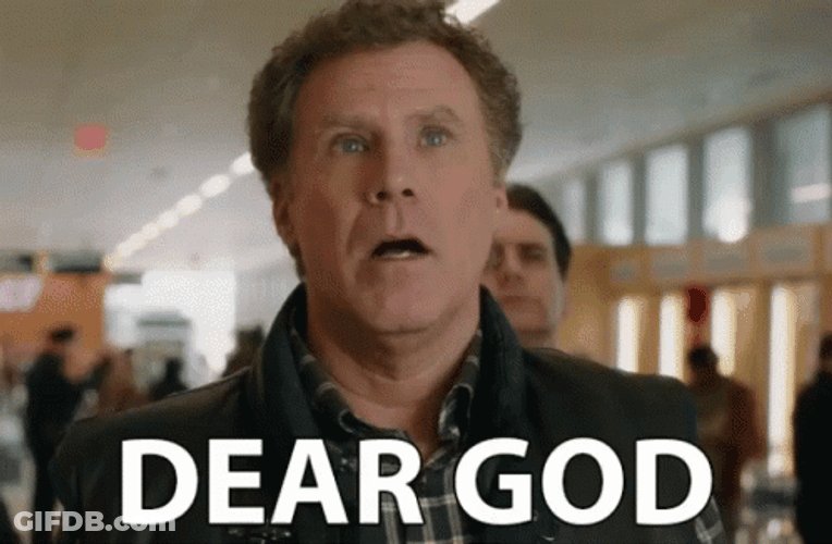 Good God Shock Will Ferrell GIF