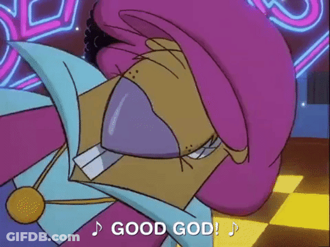 Good God Song Barney Bunch GIF