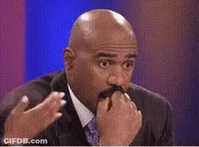 Good God Steve Harvey Shaking Head GIF