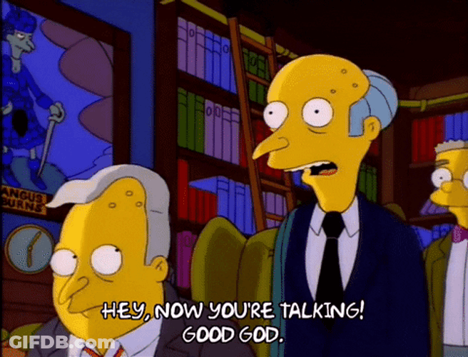 Good God Teasing Mr Burns GIF