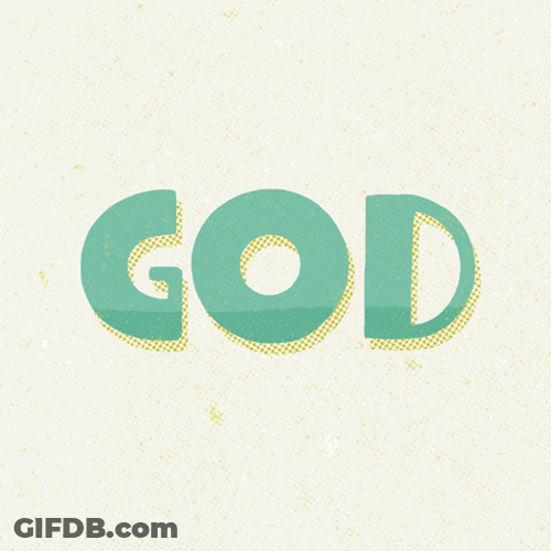 Good God Text GIF