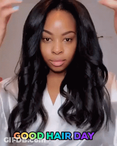Good Hair Day Women GIF