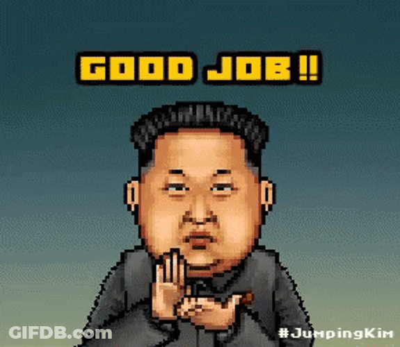 Good Job Meme Animated Kim Jong Un Clapping GIF