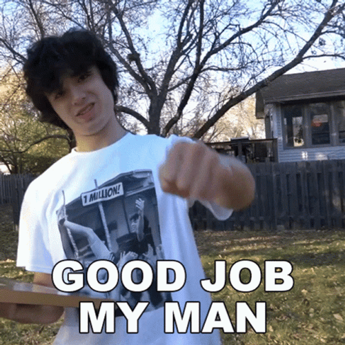 Good Job Meme My Man Fist Bump GIF