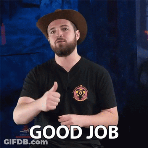 Good Job Nice Work GIF