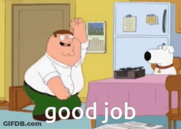 Good Job Peter Griffin Meme GIF