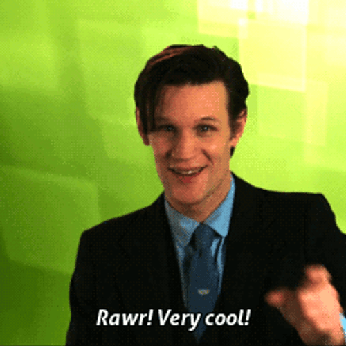 Good Looking Matt Smith Playful Rawr GIF
