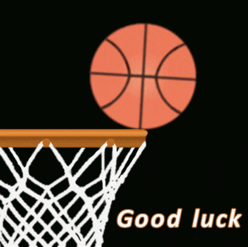 Good Luck Basketball GIF