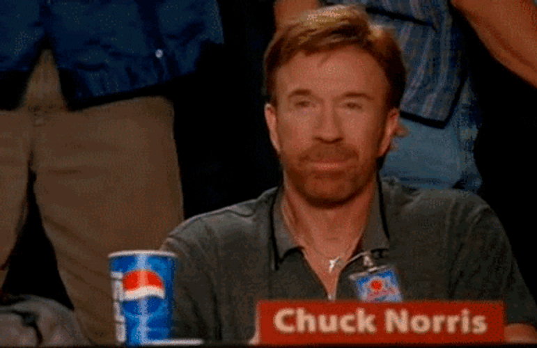 Good Luck Chuck Norris Thumbs-Up GIF