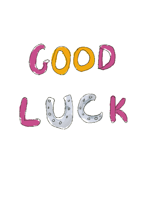 Good Luck Cute Whimsical Art GIF