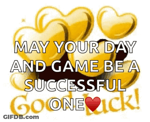 Good Luck Day And Game GIF