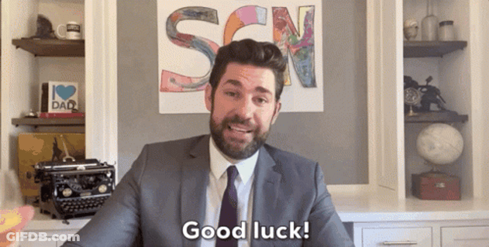 Good Luck John Krasinski God Speed GIF