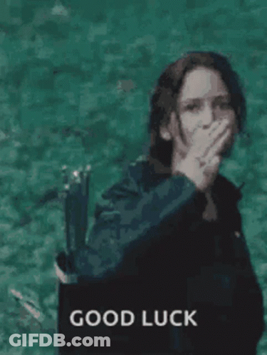Good Luck Salute GIF