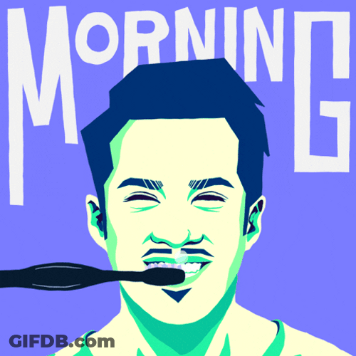 Good Monday Morning Brush Your Teeth GIF
