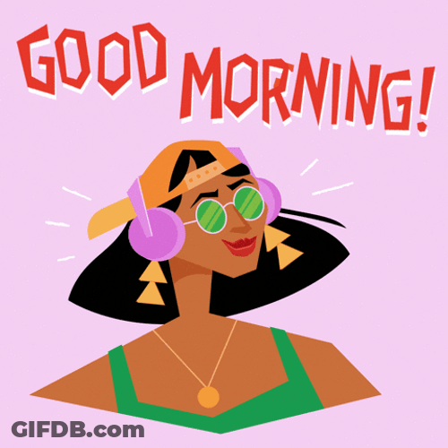 Good Monday Morning Listening To Music GIF