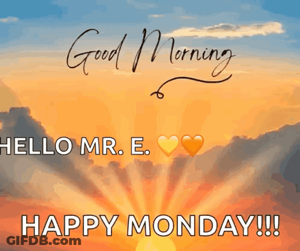 Good Monday Morning Sun Shining GIF