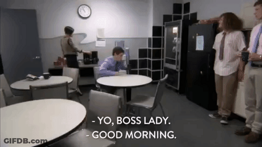 Good Moring Boss Lady GIF