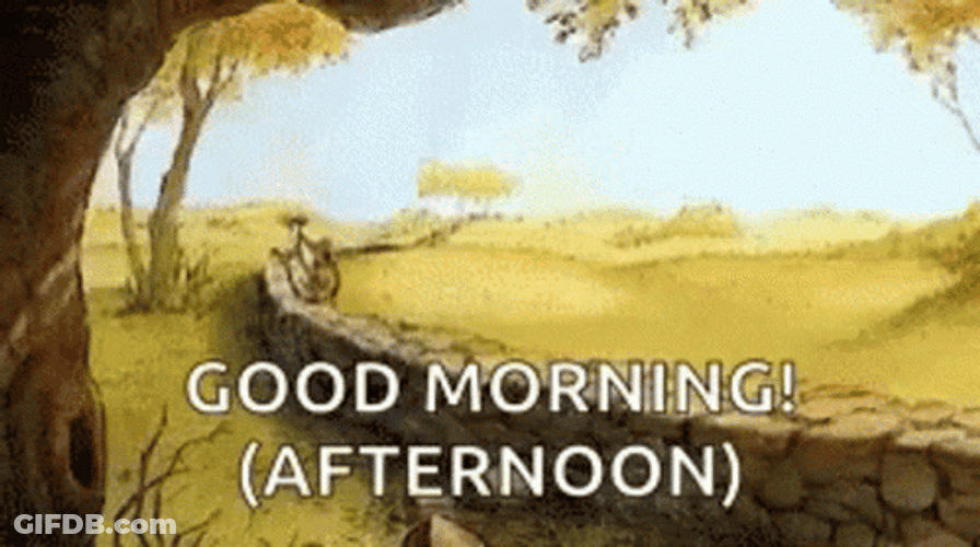Good Morning Afternoon Tiger GIF