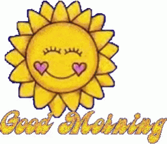 Good Morning Animated Glowing Sunshine GIF
