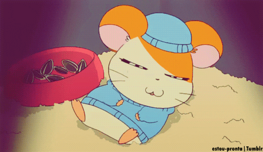 Good Morning Anime Cute Groggy Rodent GIF