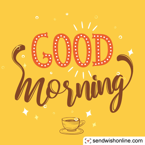 Good Morning Anime Hot Coffee GIF