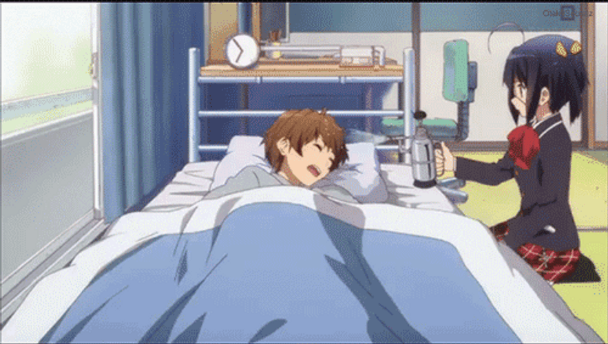 Good Morning Anime Togashi Yuuta GIF
