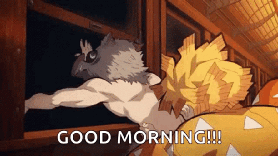 Good Morning Anime Want Let Go GIF
