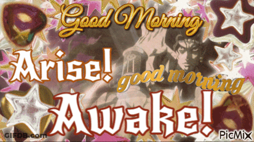 Good Morning Arise Wake Poster GIF