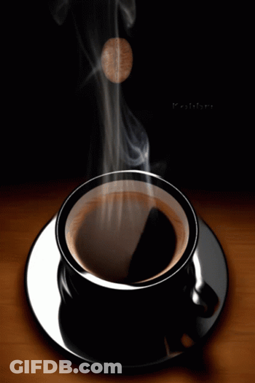 Good Morning August Black Coffee GIF