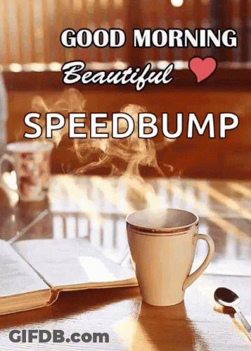Good Morning Beautiful Speedbump Greeting Card GIF