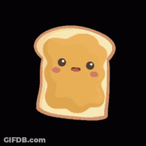 Good Morning Bread With Peanut Butter GIF