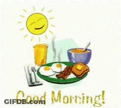 Good Morning Breakfast GIF