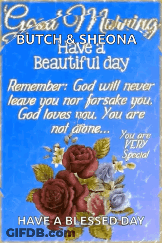 Good Morning Butch And Sheona GIF
