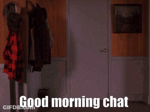 Good Morning Chat Sign GIF