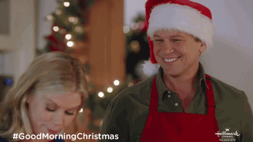 Good Morning Christmas Cast Cooking GIF