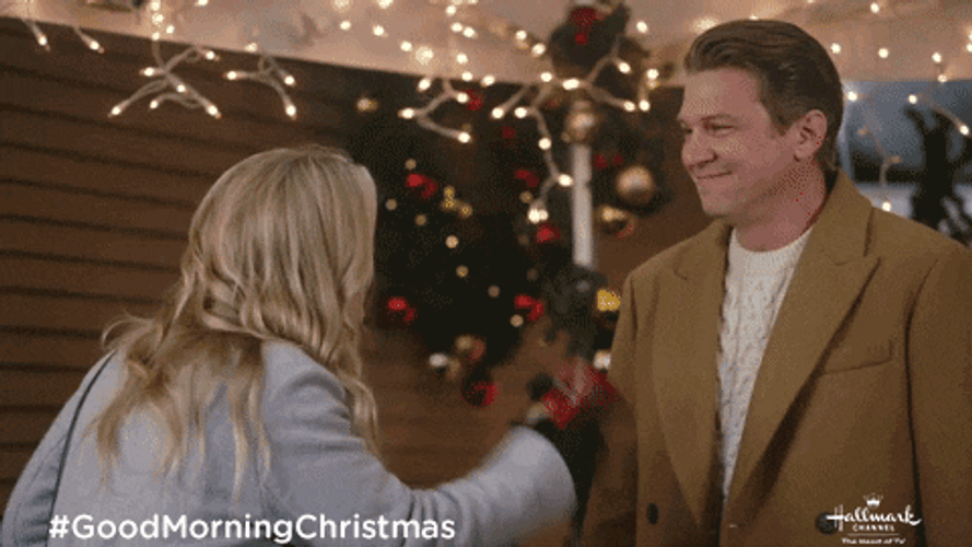 Good Morning Christmas Cast Laughing GIF